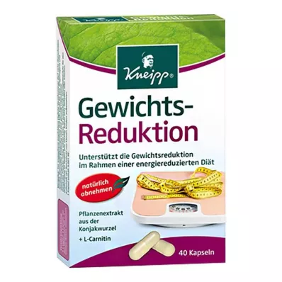 Kneipp svorio netekimo kapsulės, 40 vnt
