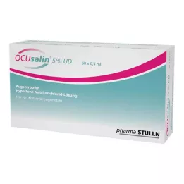 OCUSALIN 5% UD Akių lašai, 50X0,5 ml