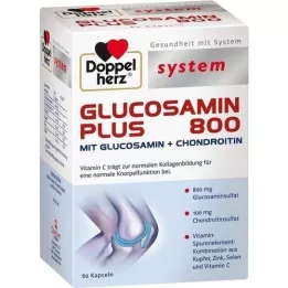 DOPPELHERZ Gliukozaminas Plus 800 sisteminių kapsulių, 60 kapsulių