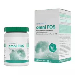 LACTOBACT omni FOS kapsulės su enteriniu apvalkalu, 60 vnt