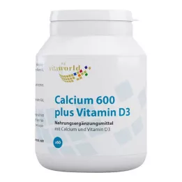 CALCIUM 600 plus D3 tabletės, 60 kapsulių