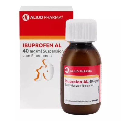IBUPROFEN AL 40 mg/ml geriamoji suspensija, 100 ml