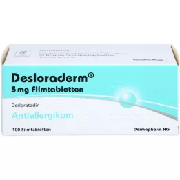 DESLORADERM 5 mg plėvele dengtos tabletės, 100 vnt