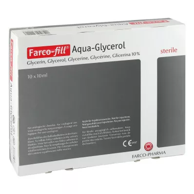 FARCO-užpildyti Aqua-Glycerol, 10X10 ml