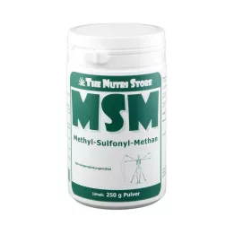 MSM 100 % gryno metilsulfonilmetano milteliai, 250 g
