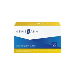 MAGNESIUMCITRAT MensSana kapsulės, 60 kapsulių