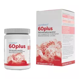 LACTOBACT 60plus kapsulės su enteriniu apvalkalu, 60 vnt