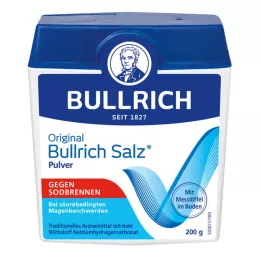 Bullrich druskos milteliai, 200 g