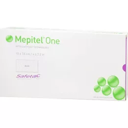 MEPITEL Vienas 10x18 cm dydžio silikoninis tinklinis tvarstis, 10 vnt