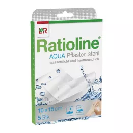 RATIOLINE aqua Dušo gipsas Plus 10x15 cm sterilus, 5 vnt