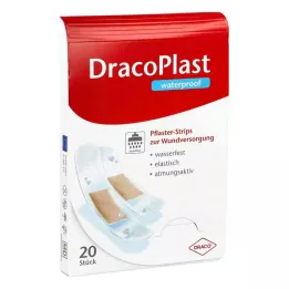 DRACOPLAST Vandeniui atsparaus tinko juostelės, asorti, 20 vnt