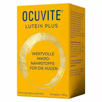 OCUVITE Lutein Plus kapsulės, 60 kapsulių