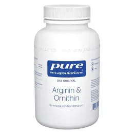 PURE ENCAPSULATIONS Arginino ir ornitino kapsulės, 90 kapsulių