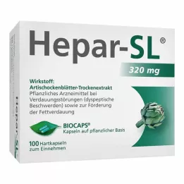 Hepar-SL® 320 mg kietos kapsulės, 100 vnt