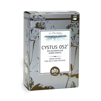 Cystus 052 ekologiškos gerklės pastilės medaus vanilės, 132 vnt