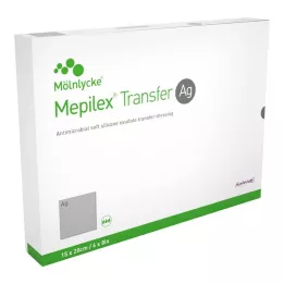 MEPILEX Transfer Ag putų tvarstis 15x20 cm sterilus, 10 vnt