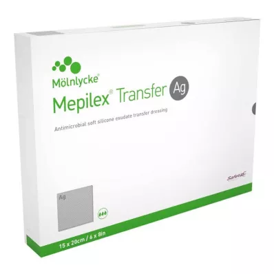 Mepilex Transfer Ag putplasčio tvarstis 15x20cm, 10 vnt Mepilex Transfer Ag putplasčio tvarstis 15x20cm, 10 vnt