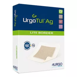 URGOTÜL Ag Lite Border 8x8 cm tvarstis, 10 vnt