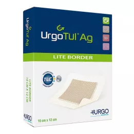 URGOTÜL Ag Lite Border 10x12 cm tvarstis, 10 vnt