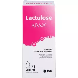LACTULOSE AIWA 670 mg/ml geriamasis tirpalas, 200 ml