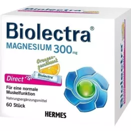BIOLECTRA Magnis 300 mg Direct Orange Sticks, 60 vnt