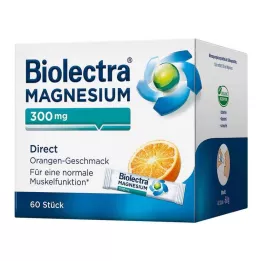 BIOLECTRA Magnis 300 mg Direct Orange Sticks, 60 vnt