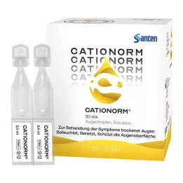 CATIONORM SD sine vienkartinės pipetės, 30X0,4 ml