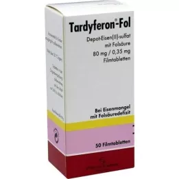 TARDYFERON-Fol Depot-Eisen(II)-sul.m.Fols.Filmtab., 50 vnt