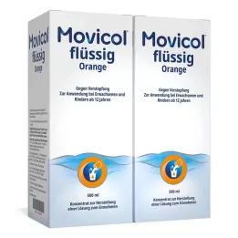 MOVICOL skystas apelsinas, 2X500 ml