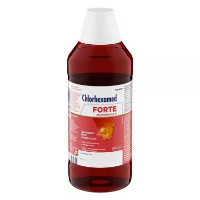 Chlorhexamed FORTE be alkoholio 0,2% burnos skalavimo skystis, antibakterinis, 600 ml Chlorhexamed FORTE be alkoholio 0,2% burnos skalavimo skystis, antibakterinis, 600 ml