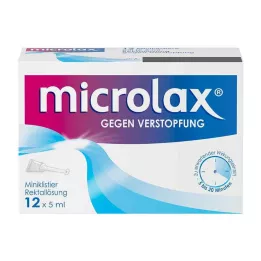 MICROLAX Rektalinio tirpalo klizmos, 12X5 ml