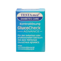TESTAMED Kontrolinis tirpalas GlucoCheck Advance, 4 ml