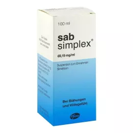 SAB simplex geriamoji suspensija 100 ml, 100 ml