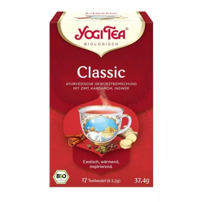 YOGI TEA Classic arbatos filtravimo maišelis, 17X2,2 g