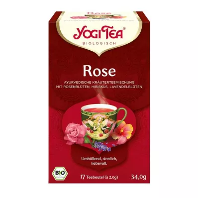 YOGI TEA Rožinis organinis filtravimo maišelis, 17X2 g
