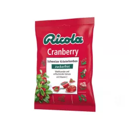 RICOLA o.Z. maišelis spanguolių saldainių, 75 g