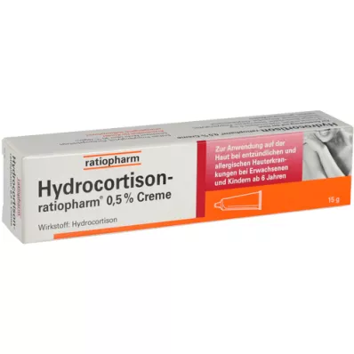 HYDROCORTISON-ratiopharm 0,5 % kremas, 15 g