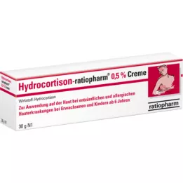 HYDROCORTISON-ratiopharm 0,5 % kremas, 30 g