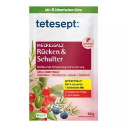 TETESEPT Jūros druskos nugarėlė &amp; Pečių, 80 g