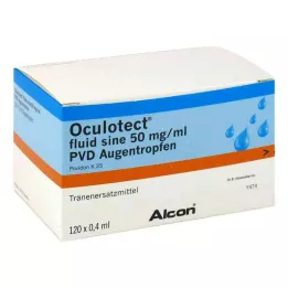 OCULOTECT skystis su PVD akių lašais, 120X0,4 ml
