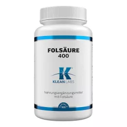 FOLSÄURE 400 µg kapsulės, 100 vnt
