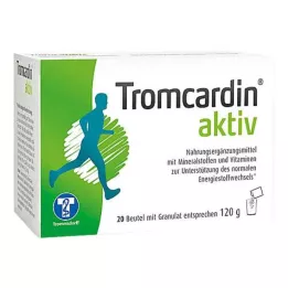 TROMCARDIN aktyvių granulių paketėlis, 20 vnt