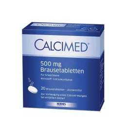 CALCIMED 500 mg putojančios tabletės, 20 vnt