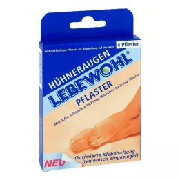 LEBEWOHL Paprastas kukurūzų tinkas, 4 vnt