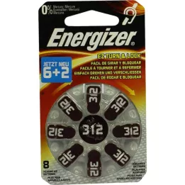 ENERGIZER Klausos aparato baterija 312, 8 vnt