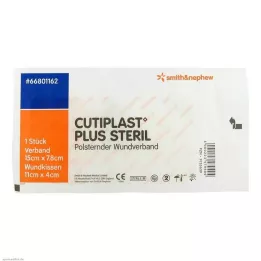 CUTIPLAST Plius sterilus 7,8x15 cm tvarstis, 1 vnt