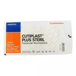 CUTIPLAST Plius sterilus 10x19,8 cm tvarstis, 1 vnt