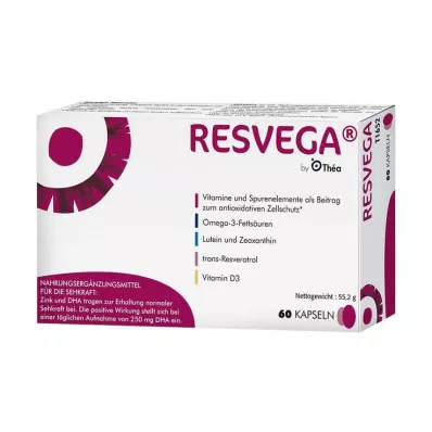Resvega kapsulės, 60 vnt Resvega kapsulės, 60 vnt