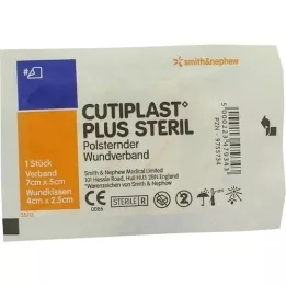 CUTIPLAST Plius sterilus 5x7 cm tvarstis, 1 vnt