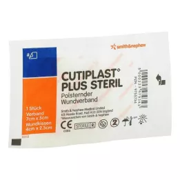 CUTIPLAST Plius sterilus 5x7 cm tvarstis, 1 vnt